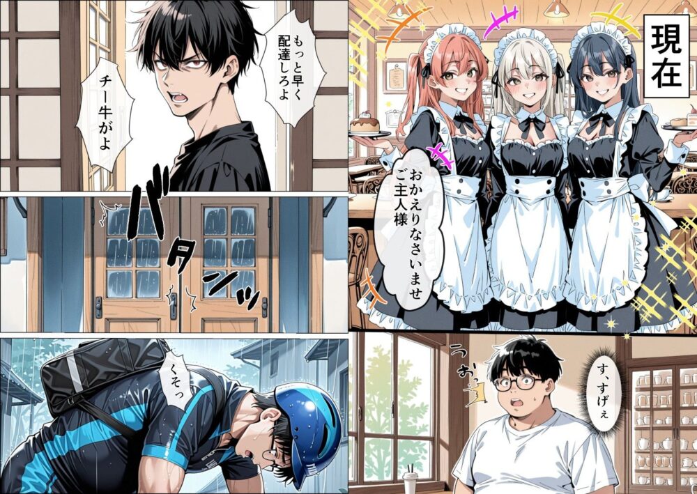 Ub●rの配達先で推しコンカフェ嬢が彼氏とヤってた話 画像7