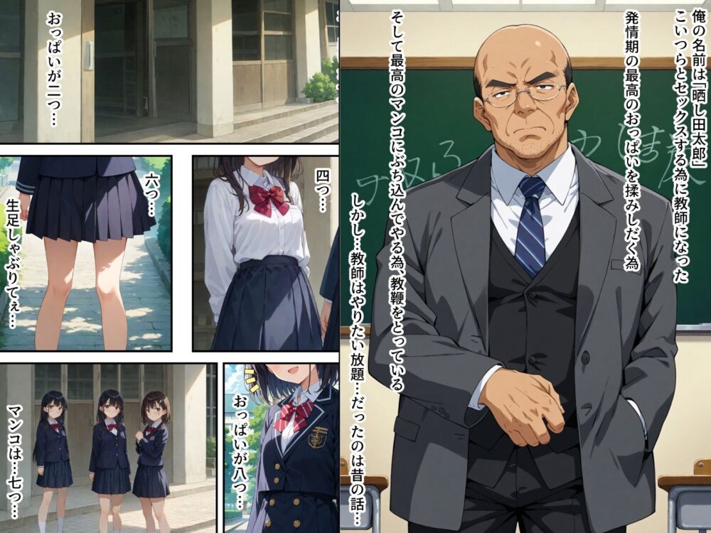 ヤリチン教師の餌食になる発情期ヒロインズ総集編 画像1