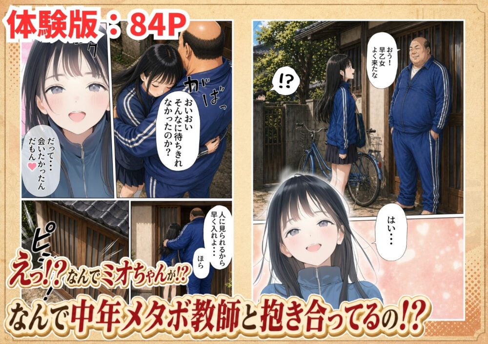 【昭和編】想いを寄せていたクラスメイトが中年メタボ教師(BMI40)と肉体関係だった件 画像5