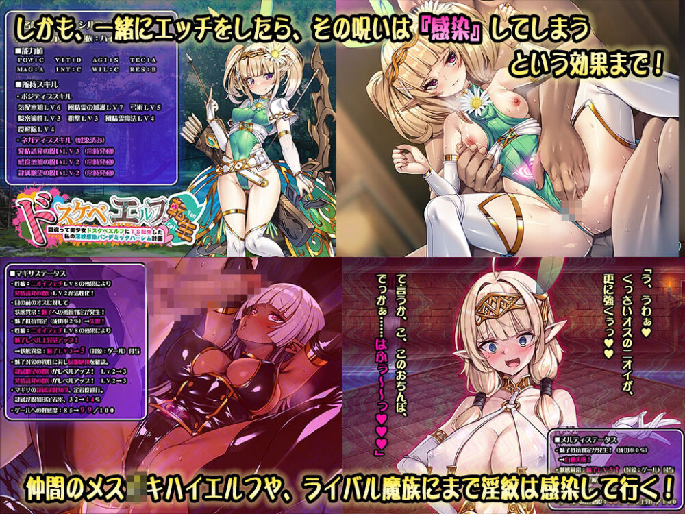ドスケベエルフTS転生〜間違って美少女ドスケベエルフにTS転生した私の淫紋感染パンデミックハーレム計画〜 画像2